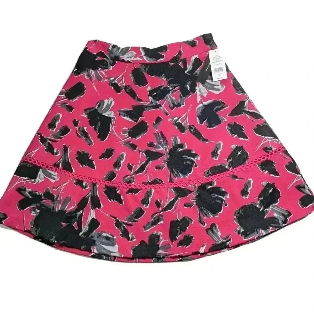 IMNYC All The Thrills Raspberry Circle Skirt NEW 4
